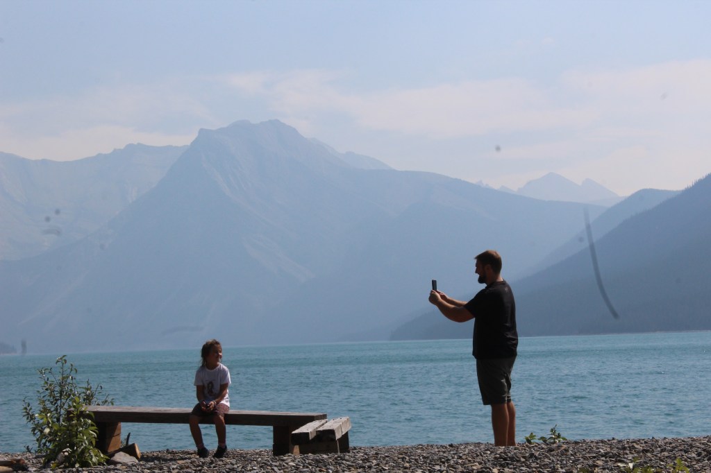 Acampada silvestre a Minnewanka&nbsp;Lake